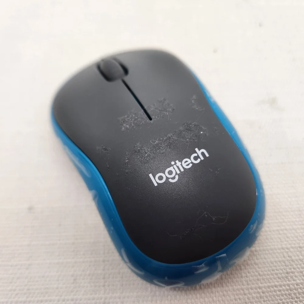 Logitech M185 Wireless Optical Mouse + USB Receiver Fit Compact PC Laptop Mouse